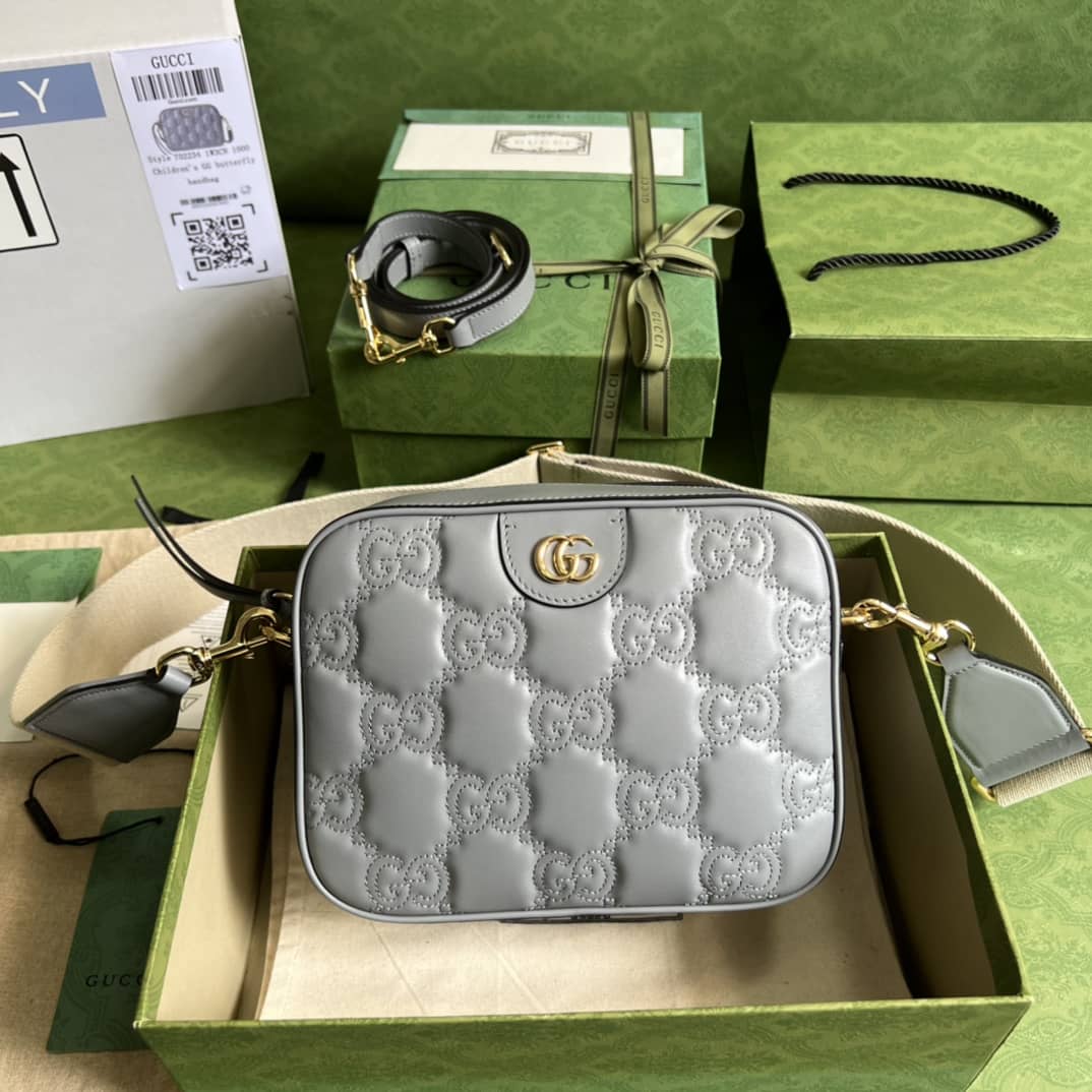 Gucci GG Matelassé Leather Shoulder Crossbody Handbag 702234 Replica - DEEPREPS