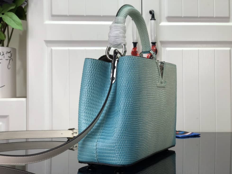 Louis Vuitton Capucines BB Collection Blue N98093 Replica Shoulder Bag - DEEPREPS