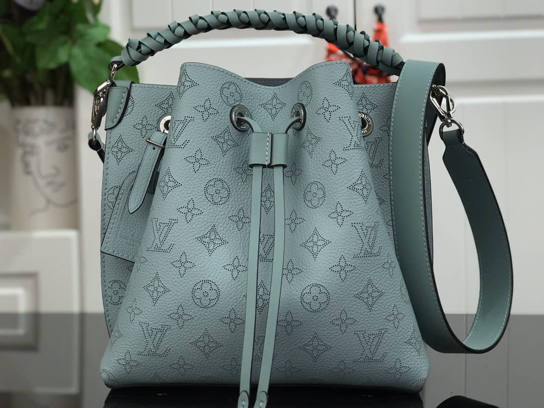 Louis Vuitton Mahina Muria Replica Handbag Blue M55801 - DEEPREPS