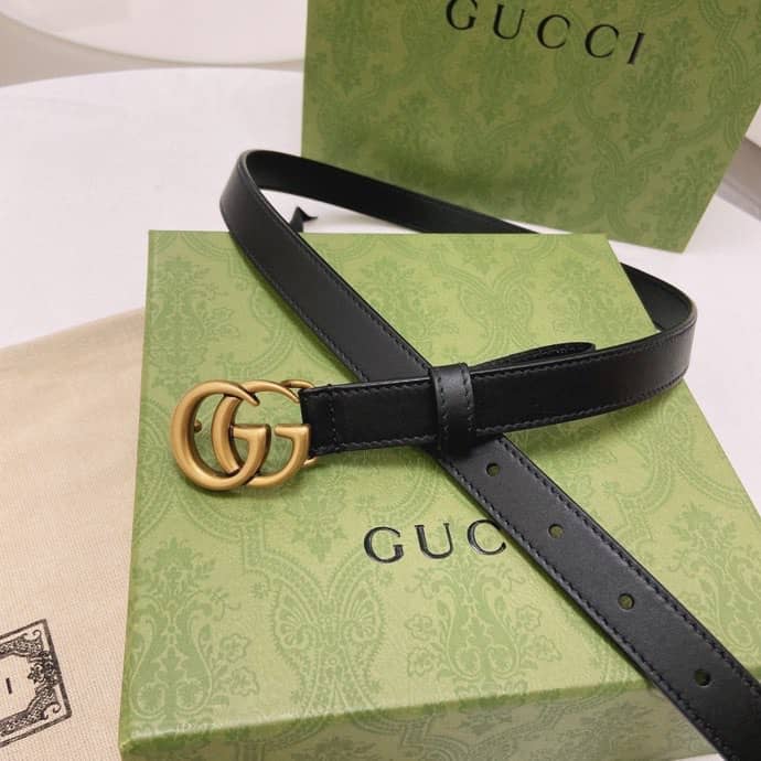 Fake Gucci Logo Belt 20mm For Lady - DEEPREPS
