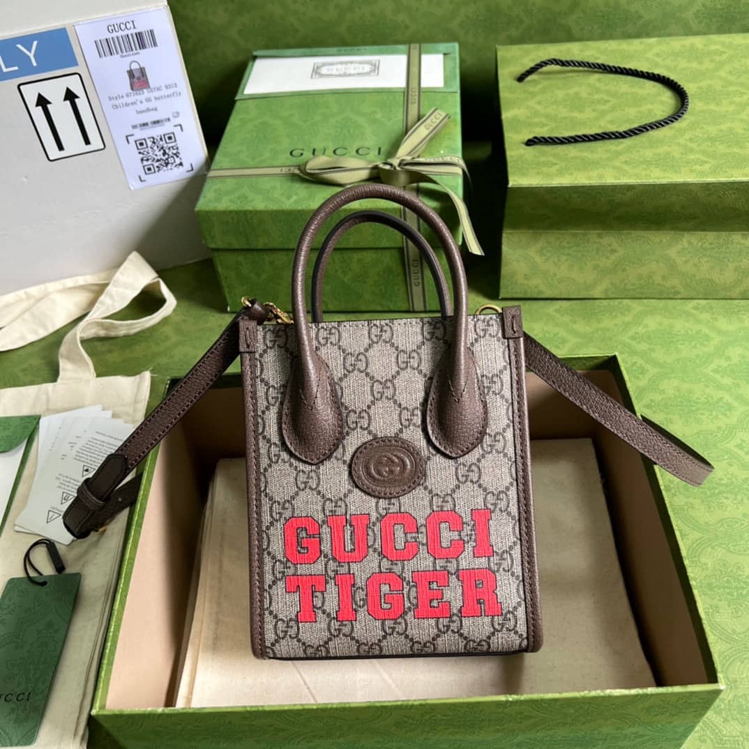 Gucci Mini Tote With Interlocking 671623 Replica Bag - DEEPREPS