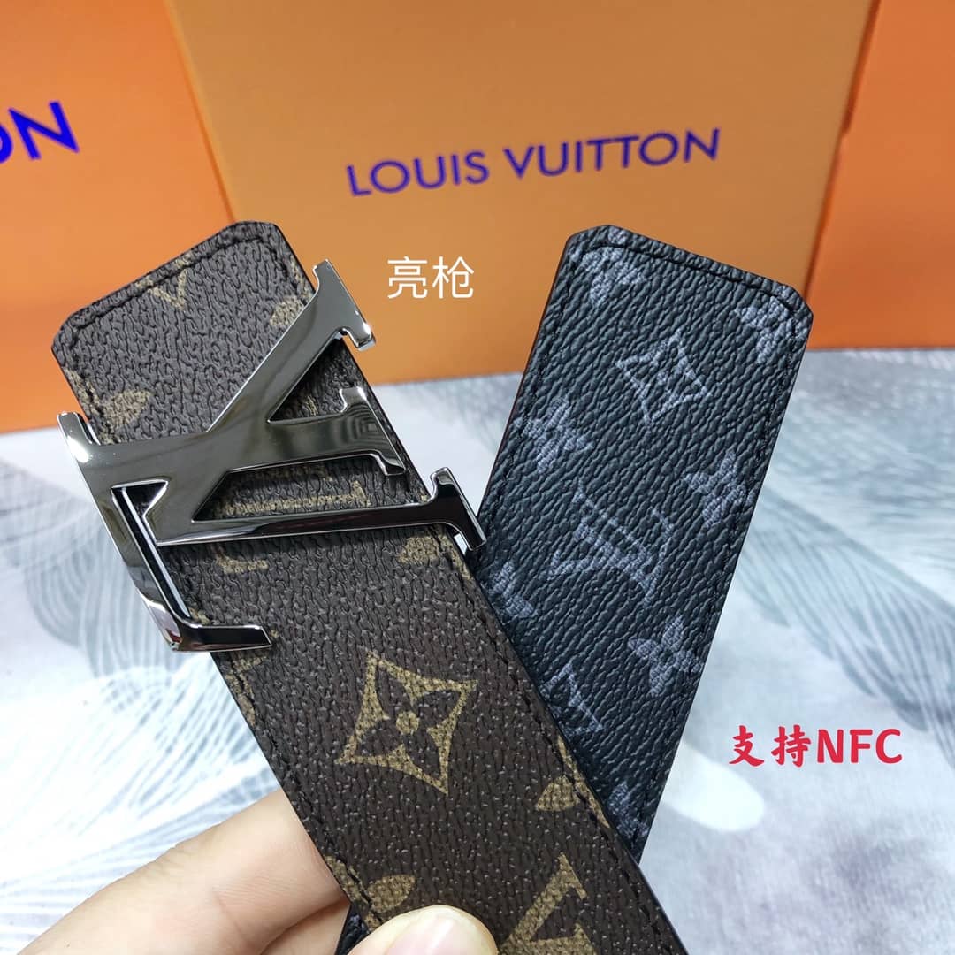 Knockoff Louis Vuitton Logo Belt 40mm - DEEPREPS