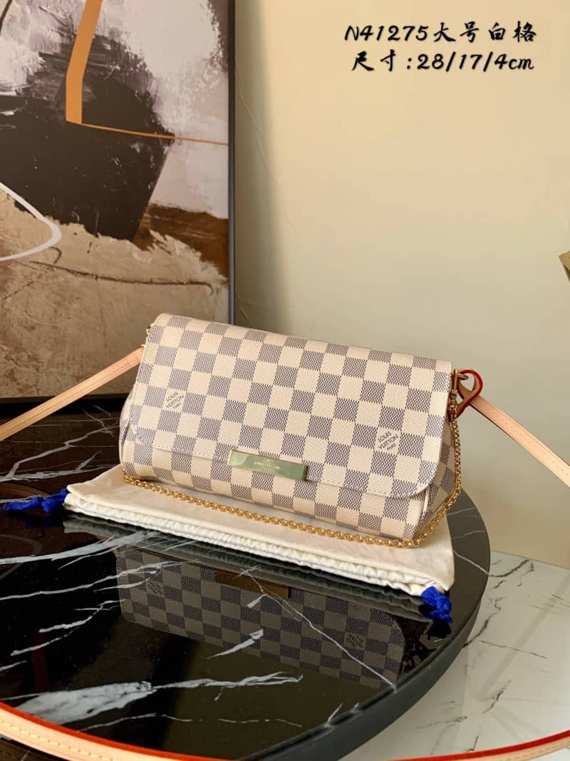 Louis Vuitton Favorite PM Demier Azur Chain Replica Handbag N41277 - DEEPREPS