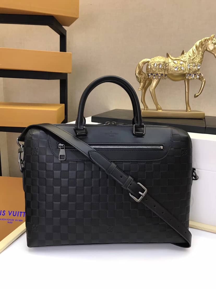 Louis Vuitton Damier Infini Porto Documents NM Bag Replica N48261 - DEEPREPS
