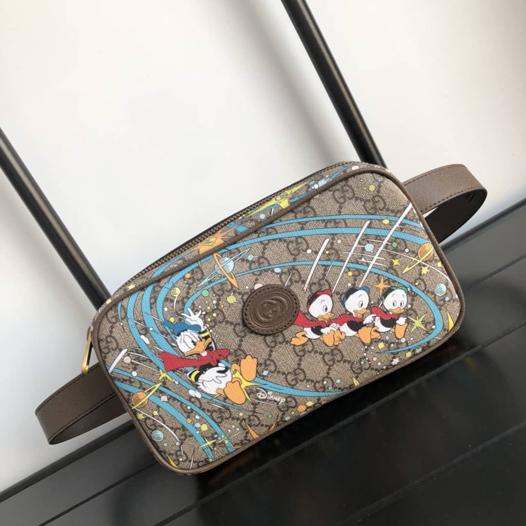 Gucci X Disney GG Donald Duck Belt Bag Replica 602695 - DEEPREPS