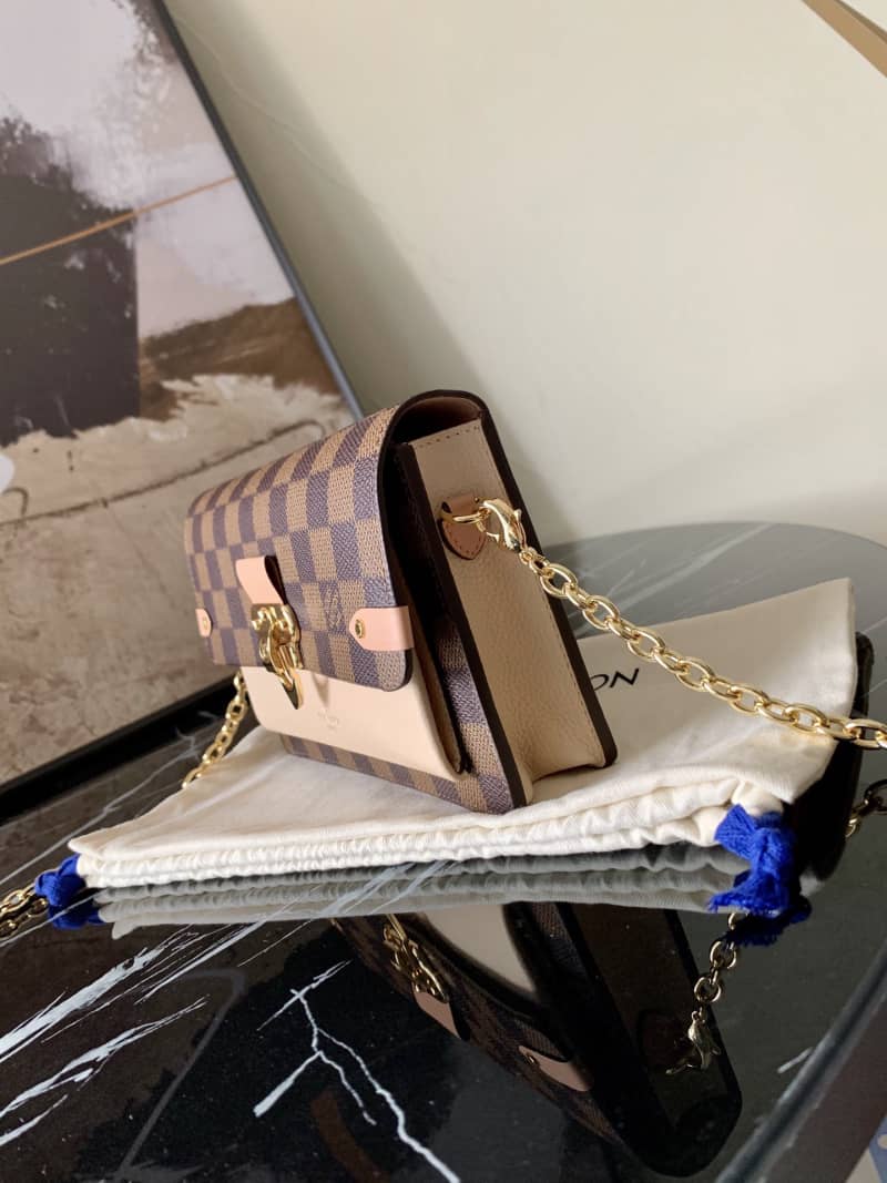Best Replica Louis Vuitton Vavin Chain Wallet Damier Ebene Replica Bag N60237(ColaReps) - DEEPREPS