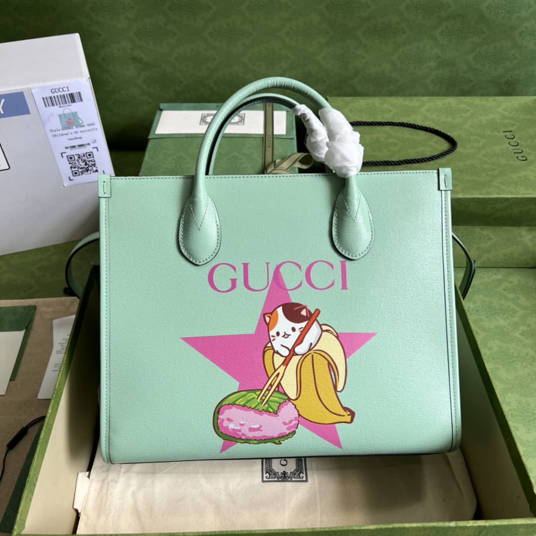 Gucci Bananya Print Small Tote 659983 Replica - DEEPREPS
