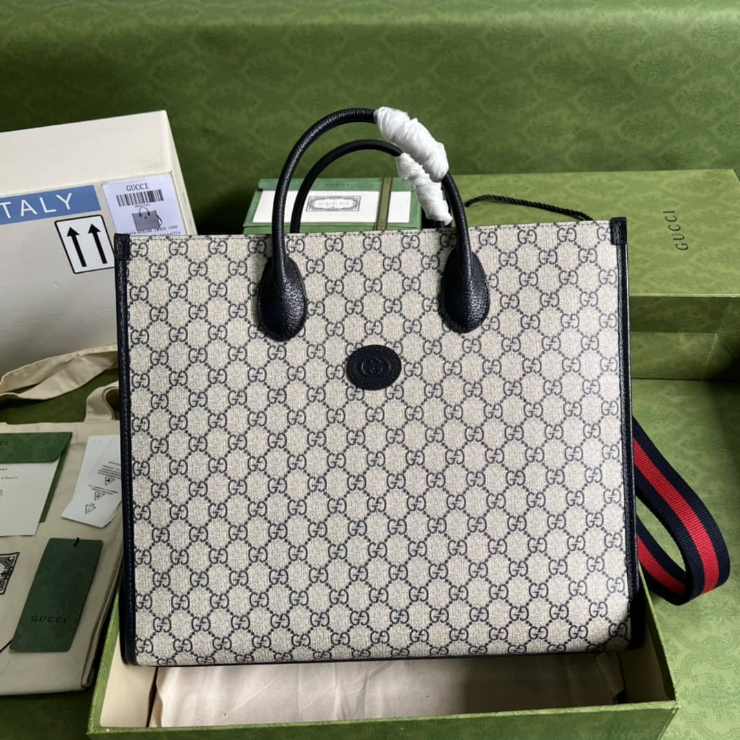 Gucci Medium Tote With Interlocking G 674148 Replica Bag - DEEPREPS