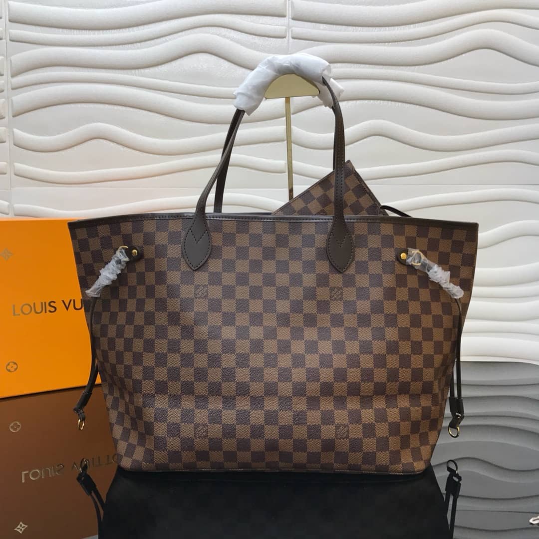 Louis Vuitton Neverfull GM Damier Ebene Tote Replica N40990 - DEEPREPS