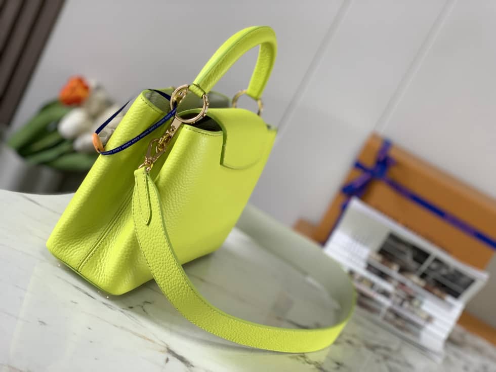 Louis Vuitton Capucines BB Yellow M59468 Replica Shoulder Bag - DEEPREPS