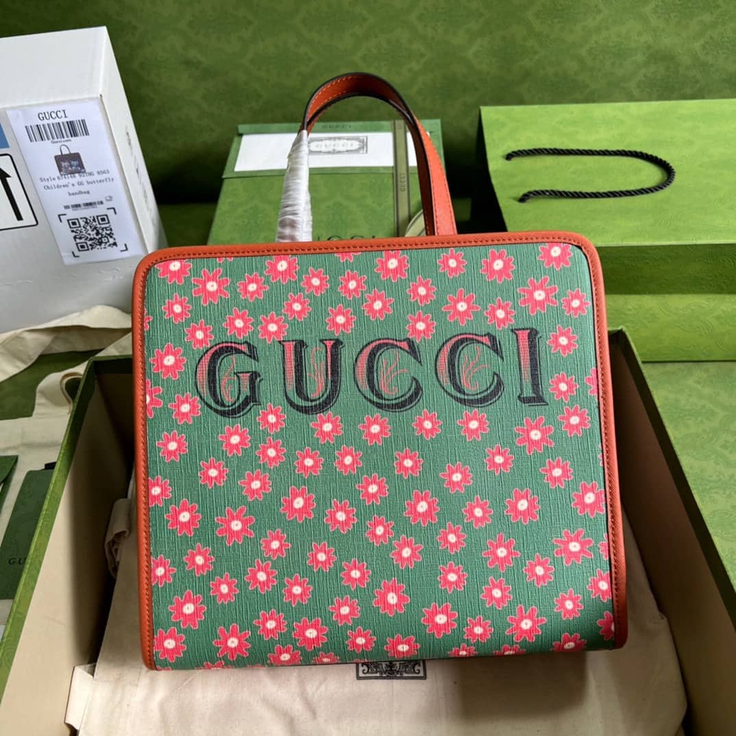 Gucci Children Cat Print 605614 Replica Tote Bag - DEEPREPS