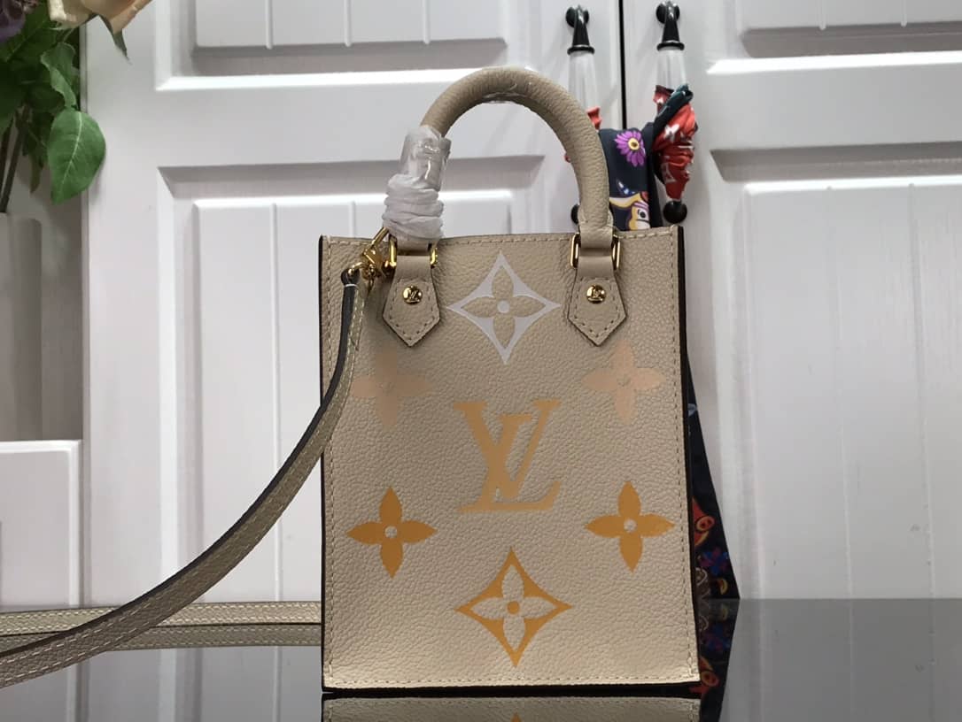 Louis Vuitton Monogram Petit Sac Plat Bag Replica Yellow M80449 - DEEPREPS