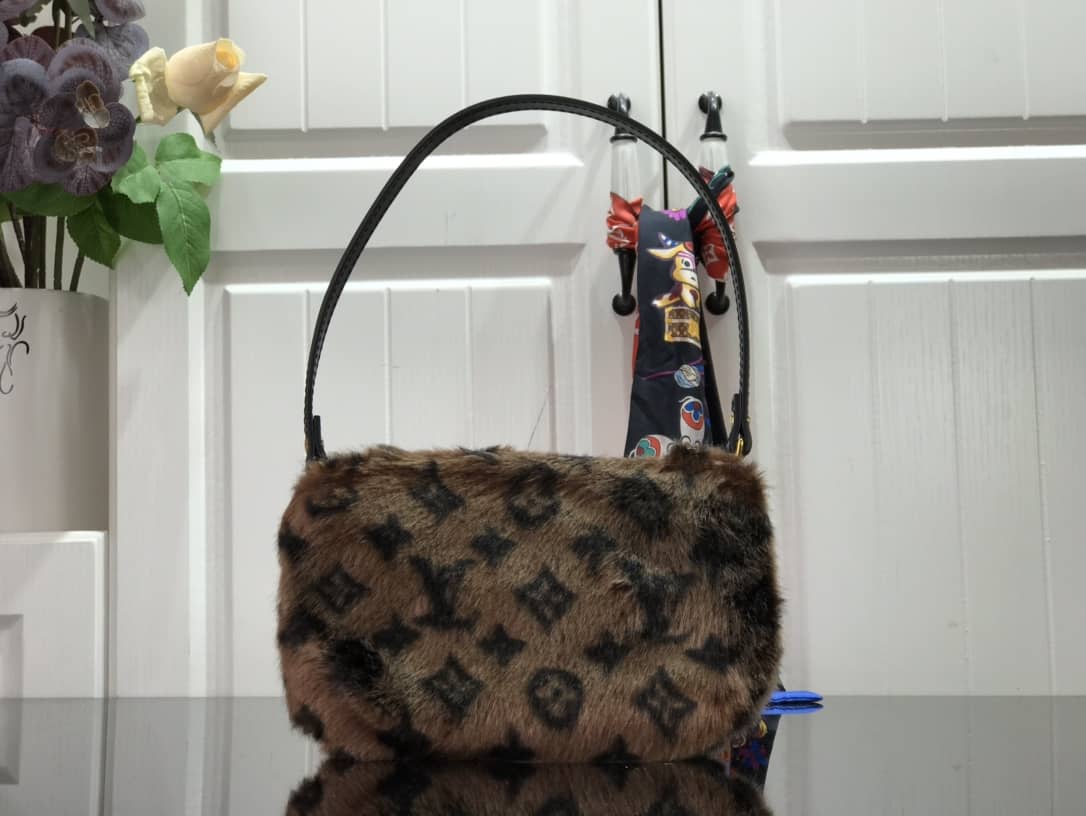 Louis Vuitton Mink Monogram Vision Milla PM Replica Pochette - DEEPREPS