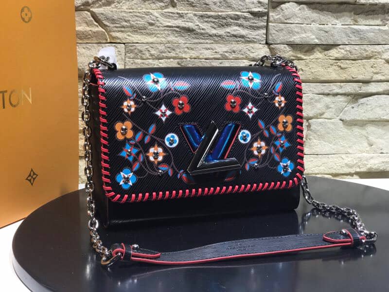 Louis Vuitton Twist MM AAA Fake Leather Chain Shoulder Bag - DEEPREPS