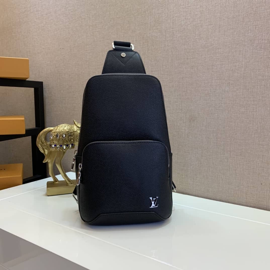 LV Avenue Taiga Leather Replica Sling Bag M30443 - DEEPREPS