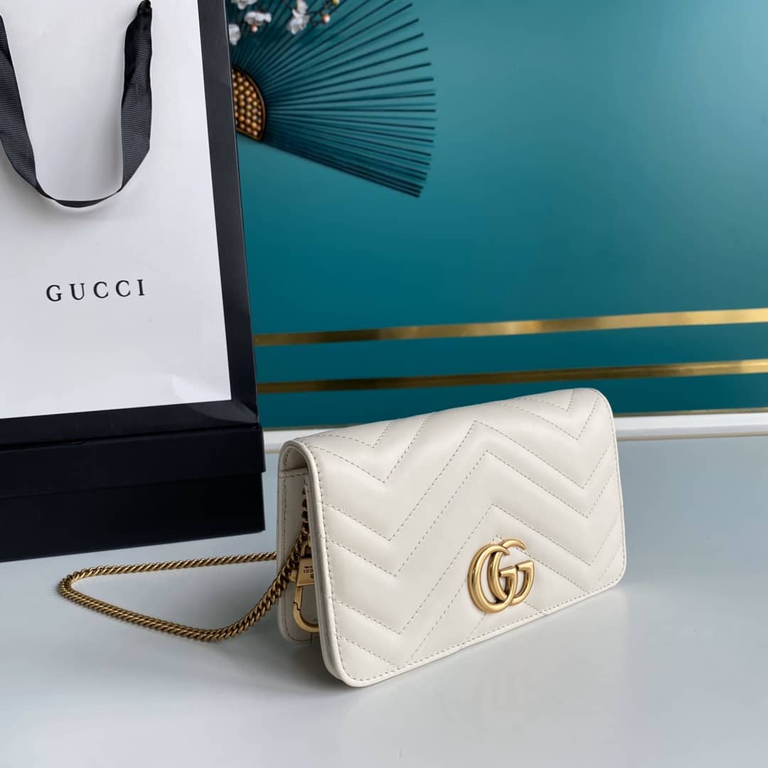 Gucci Crossbody Dupe Marmont GG Matelassé 488426 - DEEPREPS