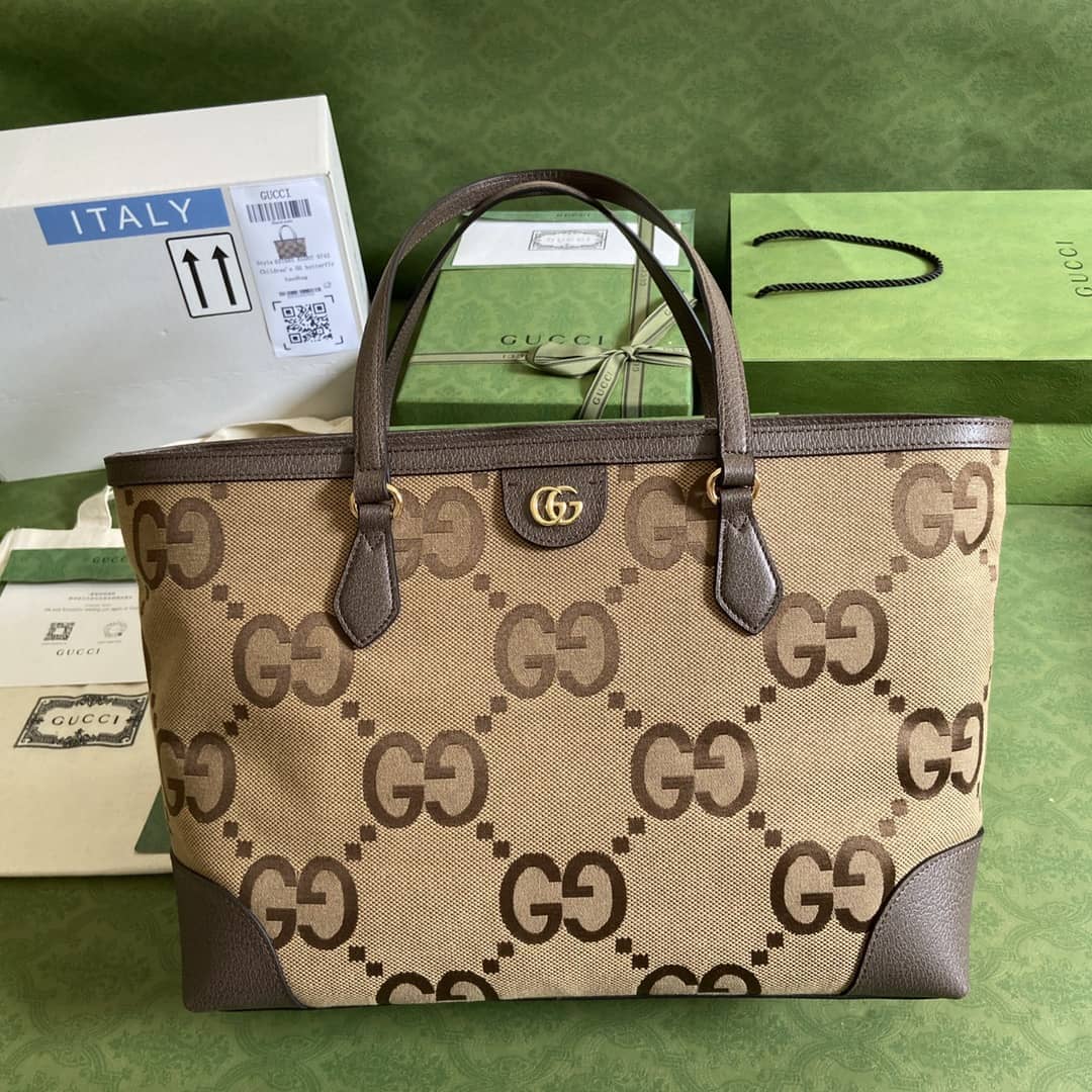 Gucci Ophidia Jumbo GG Canvas Medium Tote Bag 631685 Replica - DEEPREPS