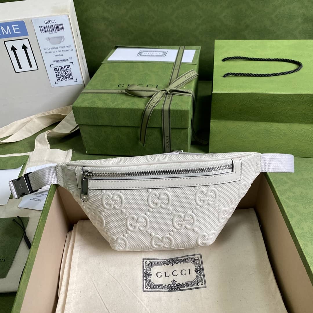 Gucci GG Embossed Belt Bag Replica 658582 - DEEPREPS