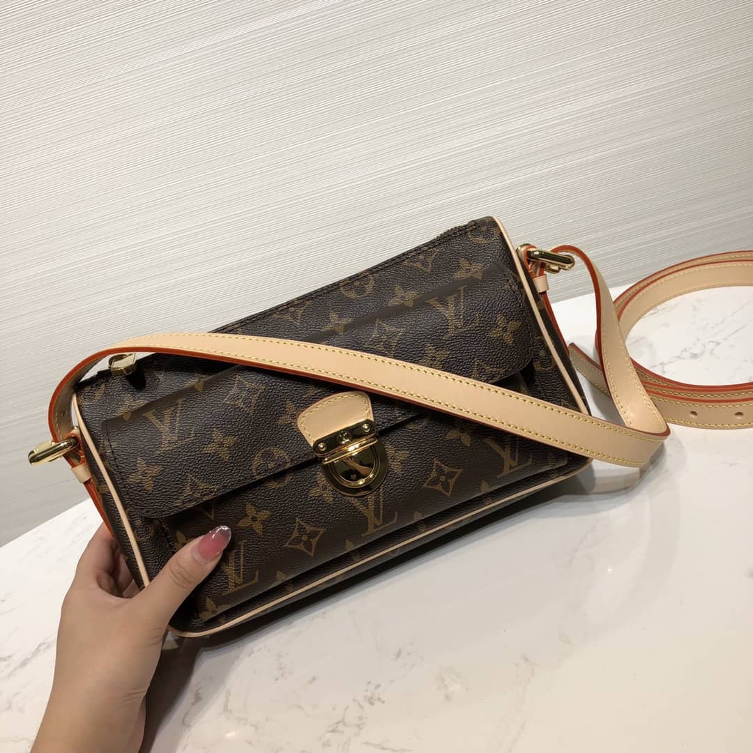 Louis Vuitton Ravello GM Monogram Canvas Replica Shoulder bag - DEEPREPS