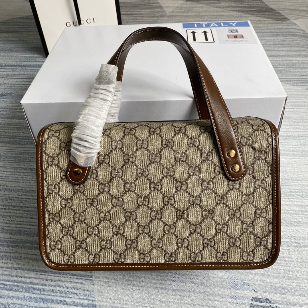 Gucci 1955 Horsebit Small Top Handle Bag Replica 627323 - DEEPREPS