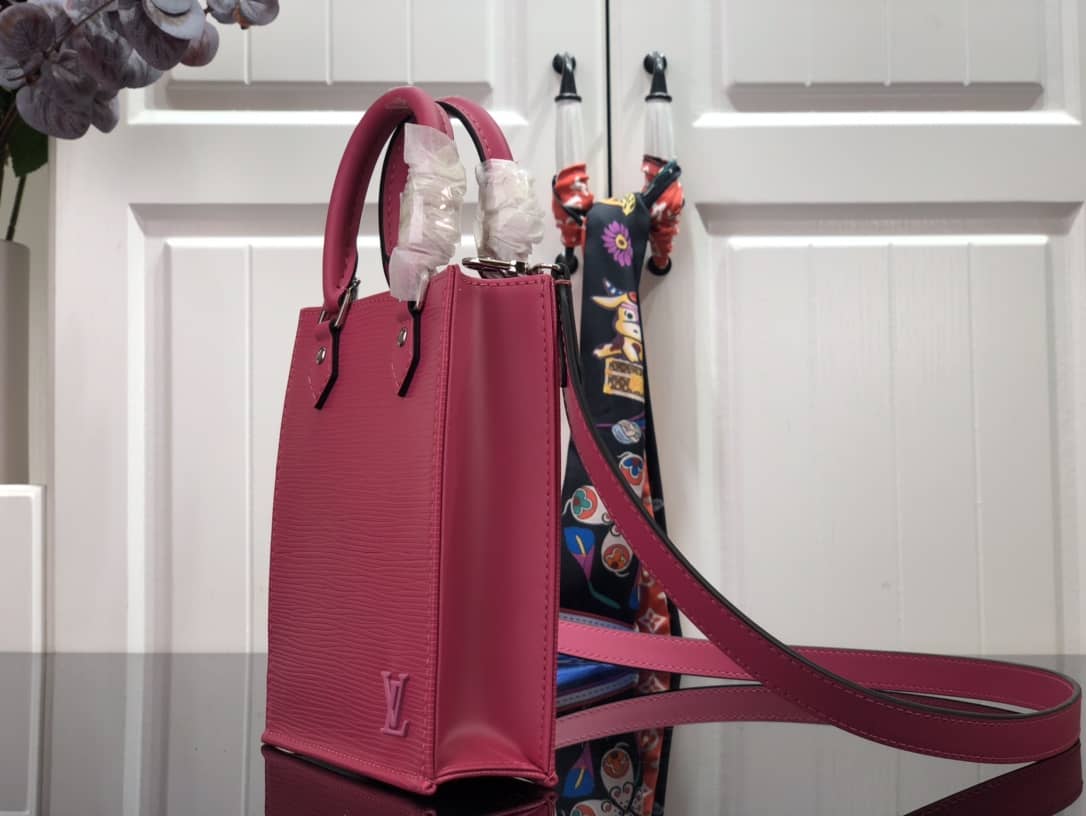Louis Vuitton Petit Sac Plat Flat Replica Shoulder Bag Pink M80169 - DEEPREPS