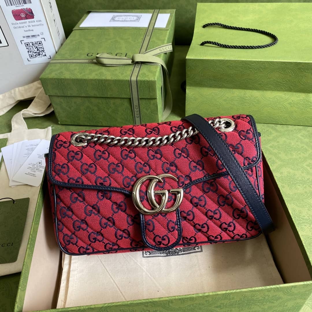 Gucci Marmont GG Small matelassé Shoulder Bag Replica 443497 - DEEPREPS