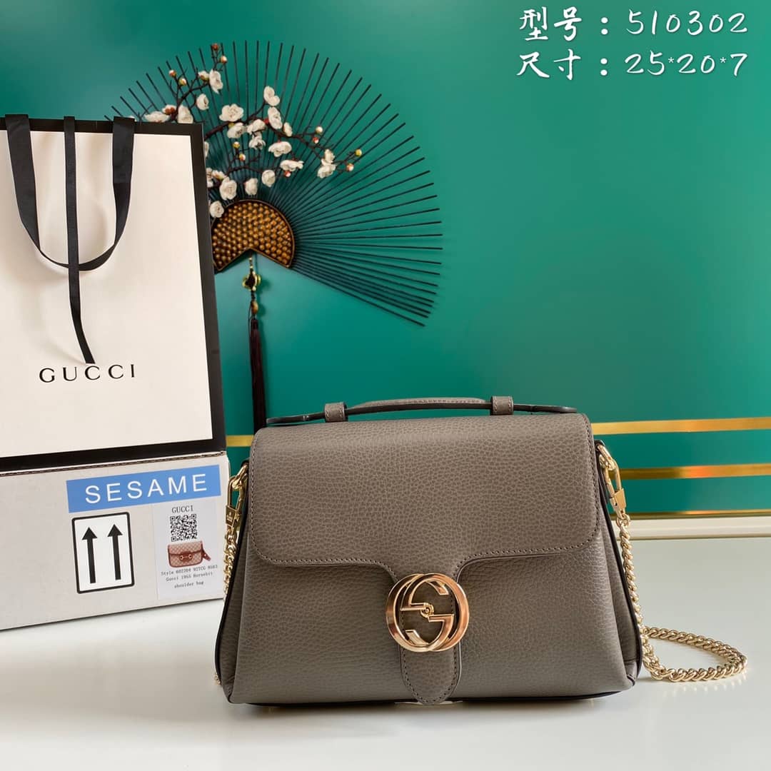 Gucci Interlocking G Chain Shoulder Bag Replica 510302 - DEEPREPS