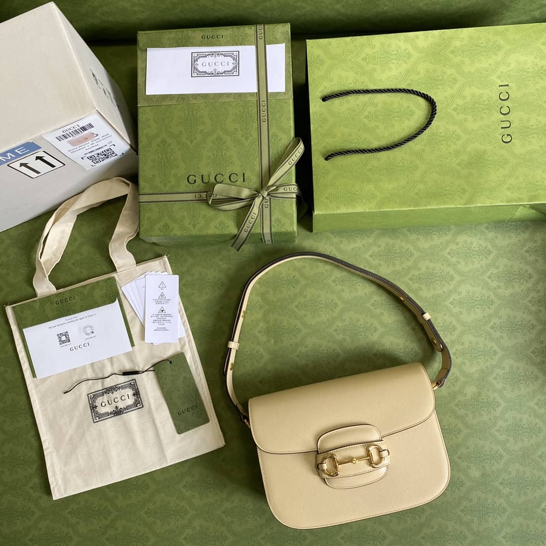 Gucci 1955 Horsebit Supreme Shoulder Bag Replica 602204 - DEEPREPS