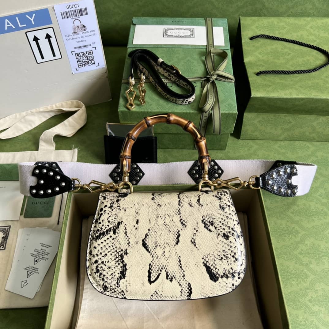 Gucci Bamboo 1947 Mini Top Handle Shoulder Bag 686864 Replica - DEEPREPS