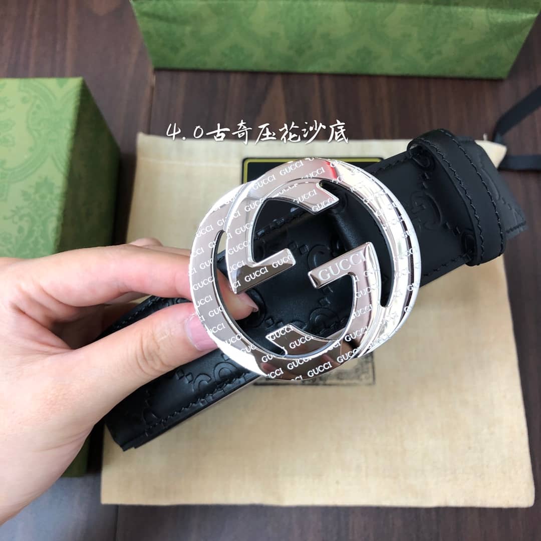 Replica Gucci Buckle Belt 40mm - DEEPREPS