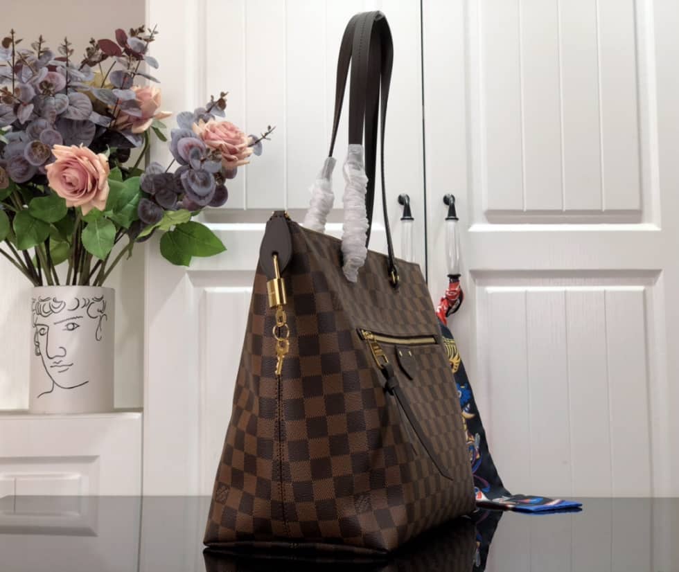 Louis Vuitton Damier Ebene Lena MM M41013 Replica Tote - DEEPREPS