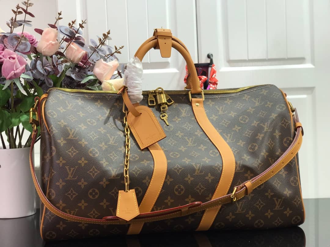 LV Duffle Bag Replica Keepall 50 Virgil Monogram M44880 - DEEPREPS
