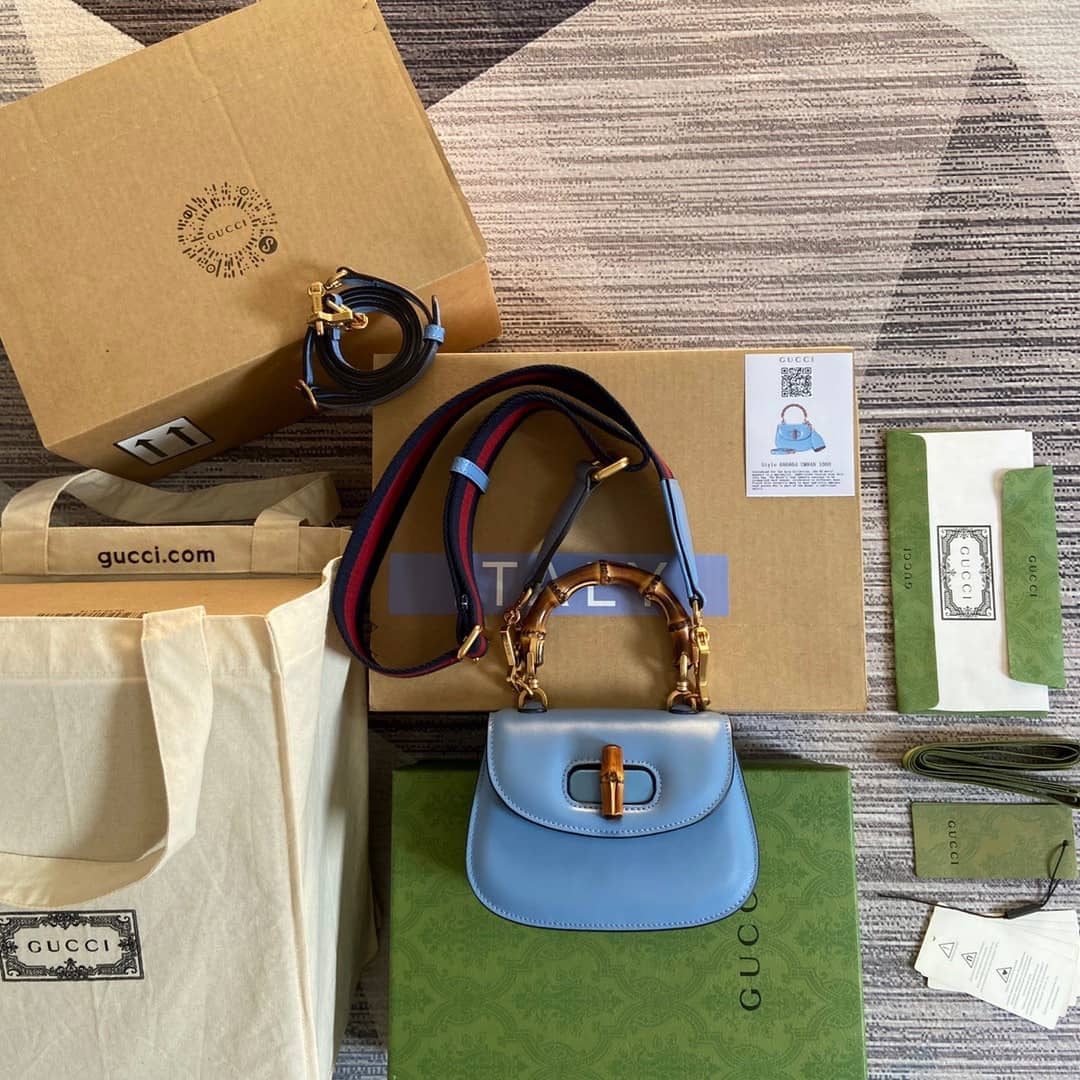 Gucci Bamboo 1947 Mini Top Handle Shoulder Bag 686864 Replica - DEEPREPS