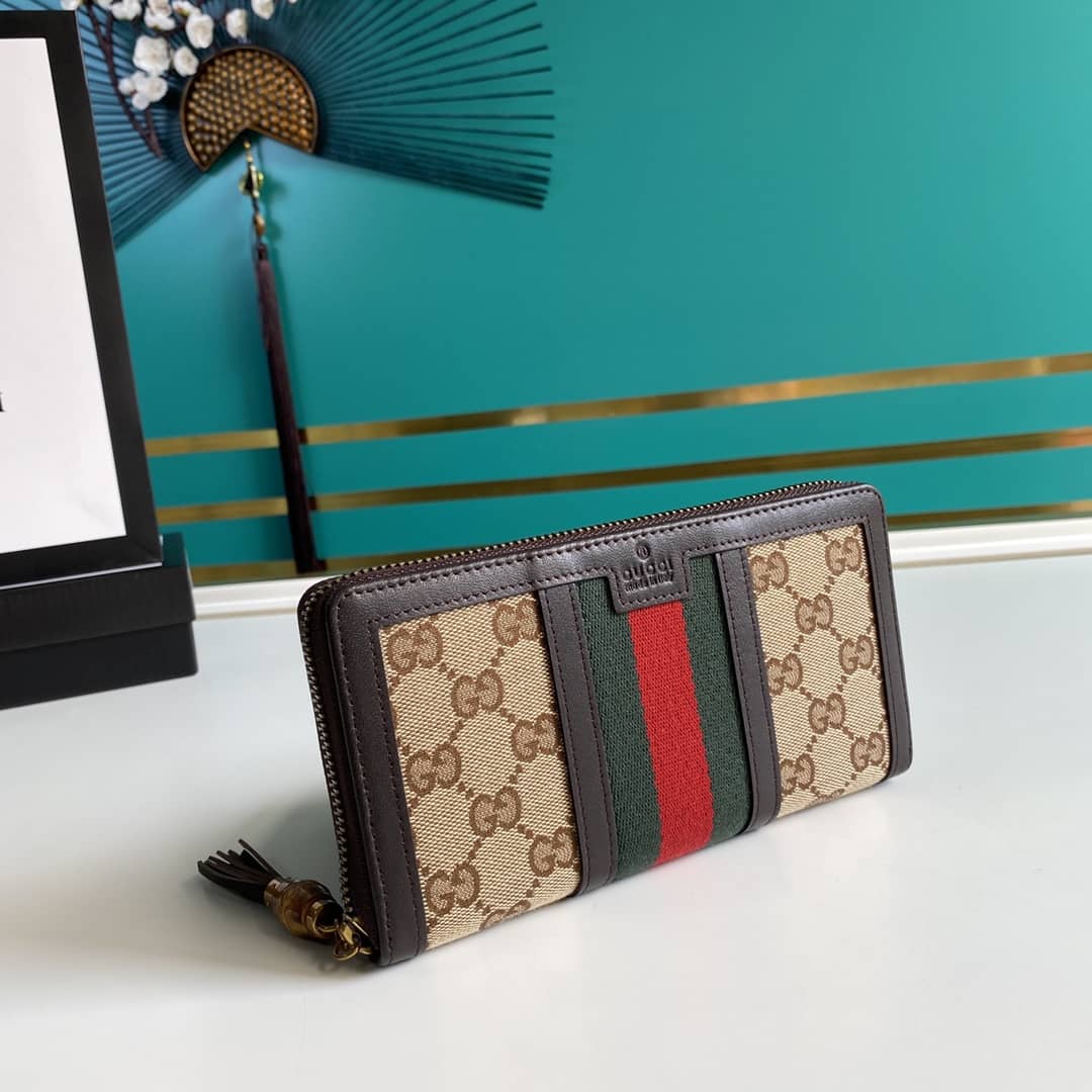 Gucci Rania Original GG Zip Around Wallet Replica 353651 - DEEPREPS