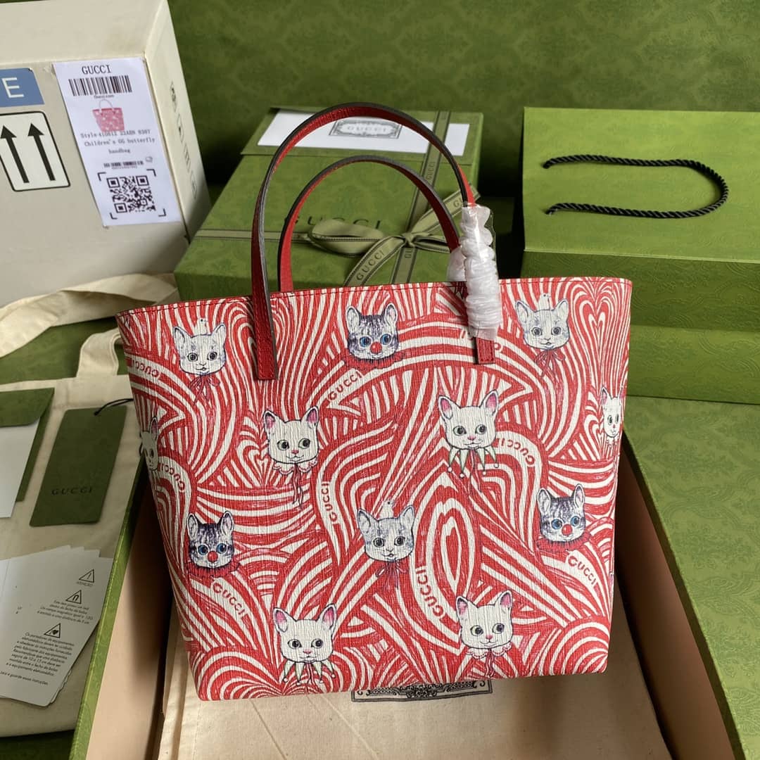 Gucci Children GG Supreme Tote Replica 410812 - DEEPREPS