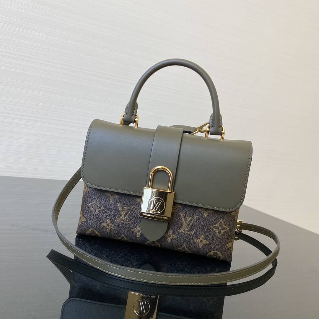 Louis Vuitton Monogram Canvas Locky BB Bag Replica Green M44321 - DEEPREPS