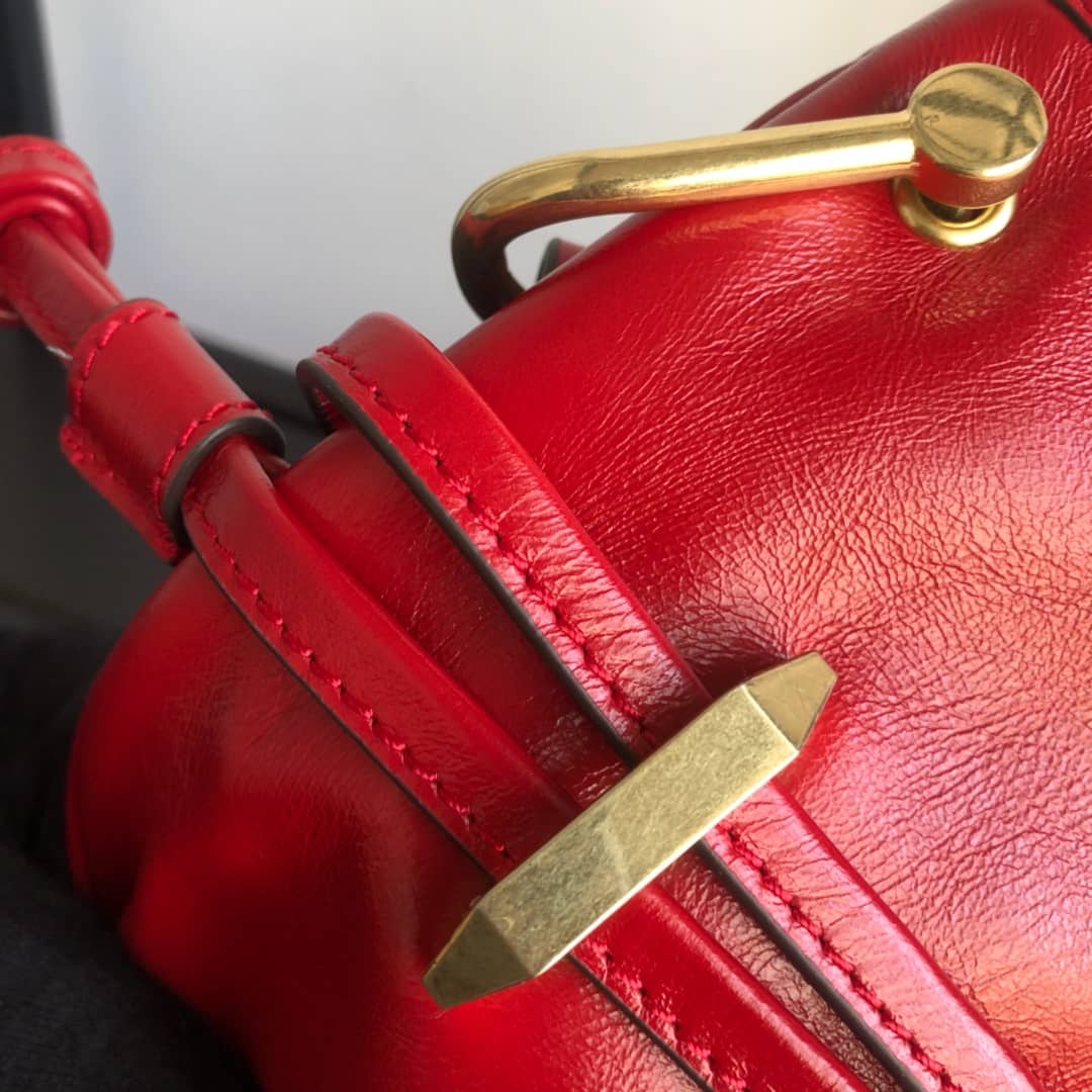 Gucci 1955 Horsebit Messenger Bag Replica Red 602089 - DEEPREPS