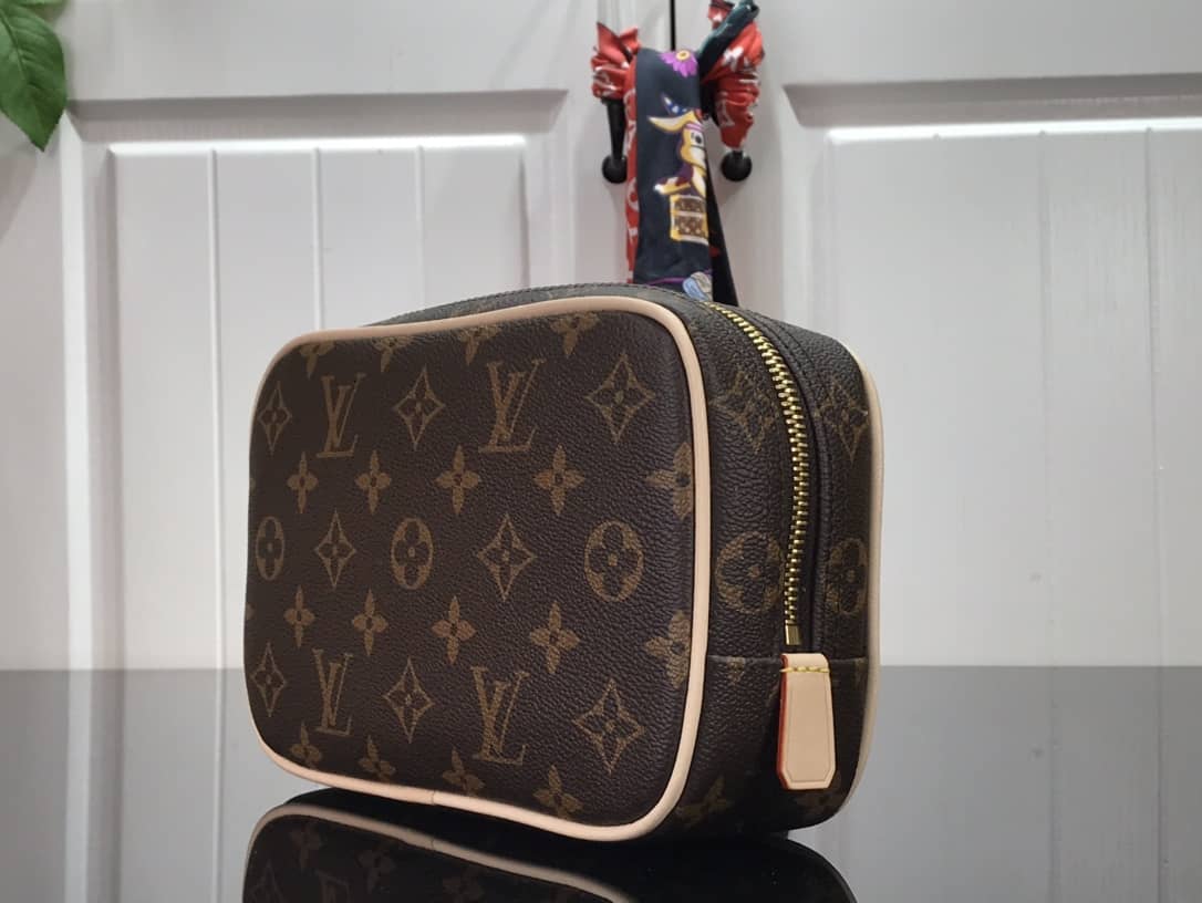 Louis Vuitton Toiletry Trousse Damier Pouch PM Replica N47522 - DEEPREPS