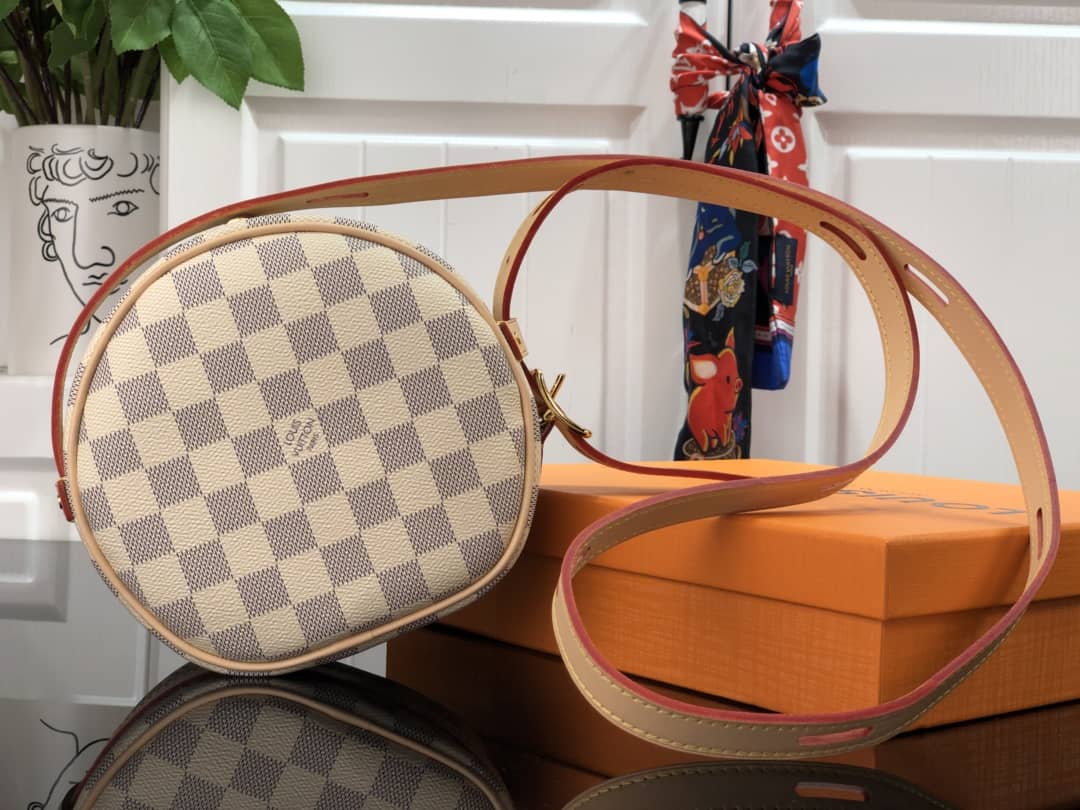 Louis Vuitton Damier Azur Boite Chapeau Souple PM Replica N40333 - DEEPREPS