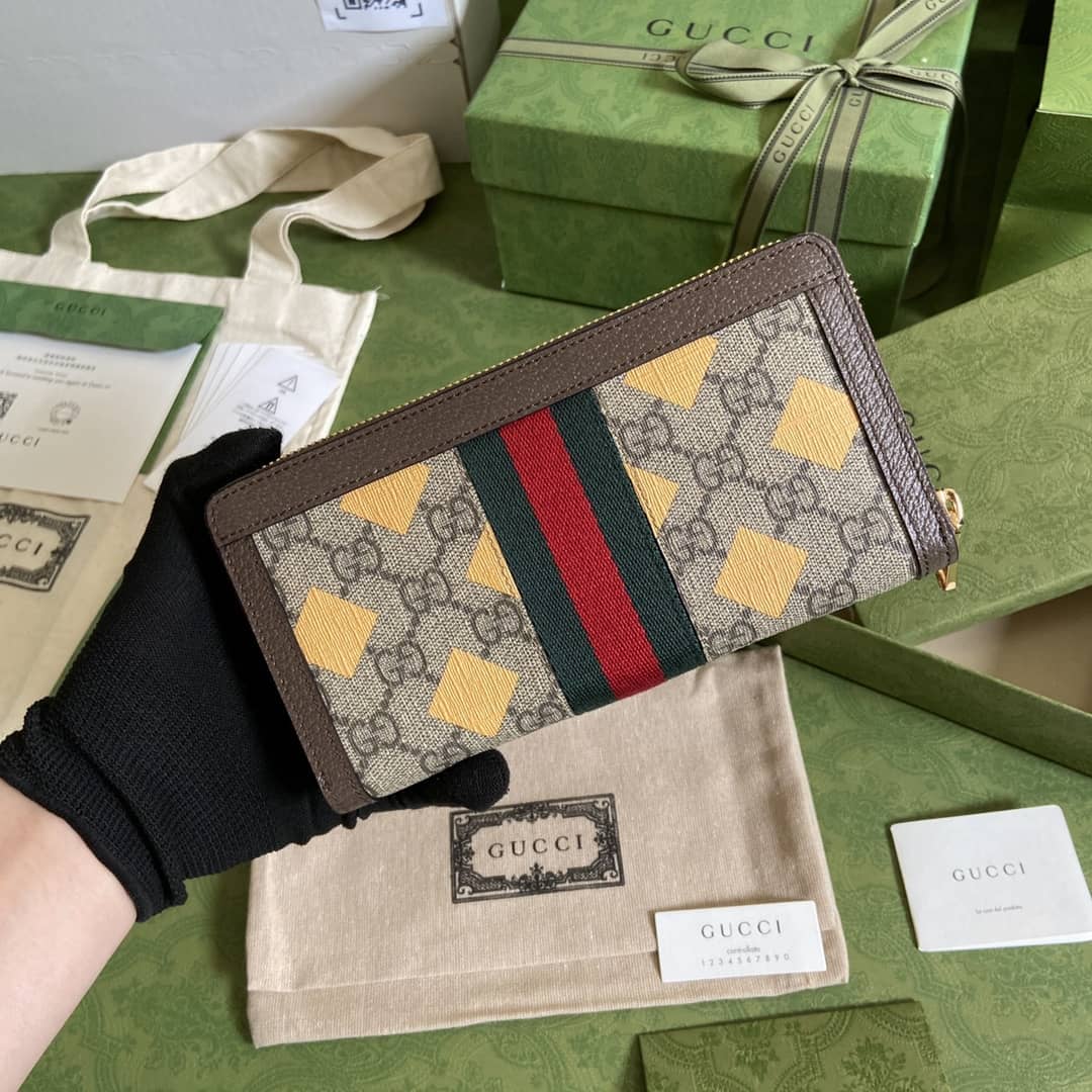 Gucci Ophidia GG Zip Around Wallet 523154 Replica - DEEPREPS