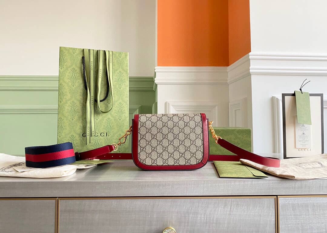 Gucci Horsebit 1955 Mini Bag Replica Red 658574 - DEEPREPS