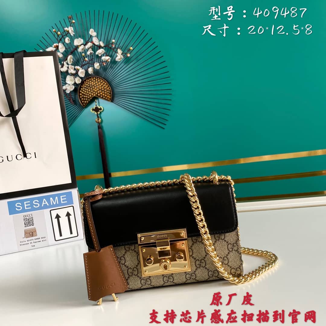 Gucci Padlock GG Small Shoulder Bag Replica 409487 - DEEPREPS