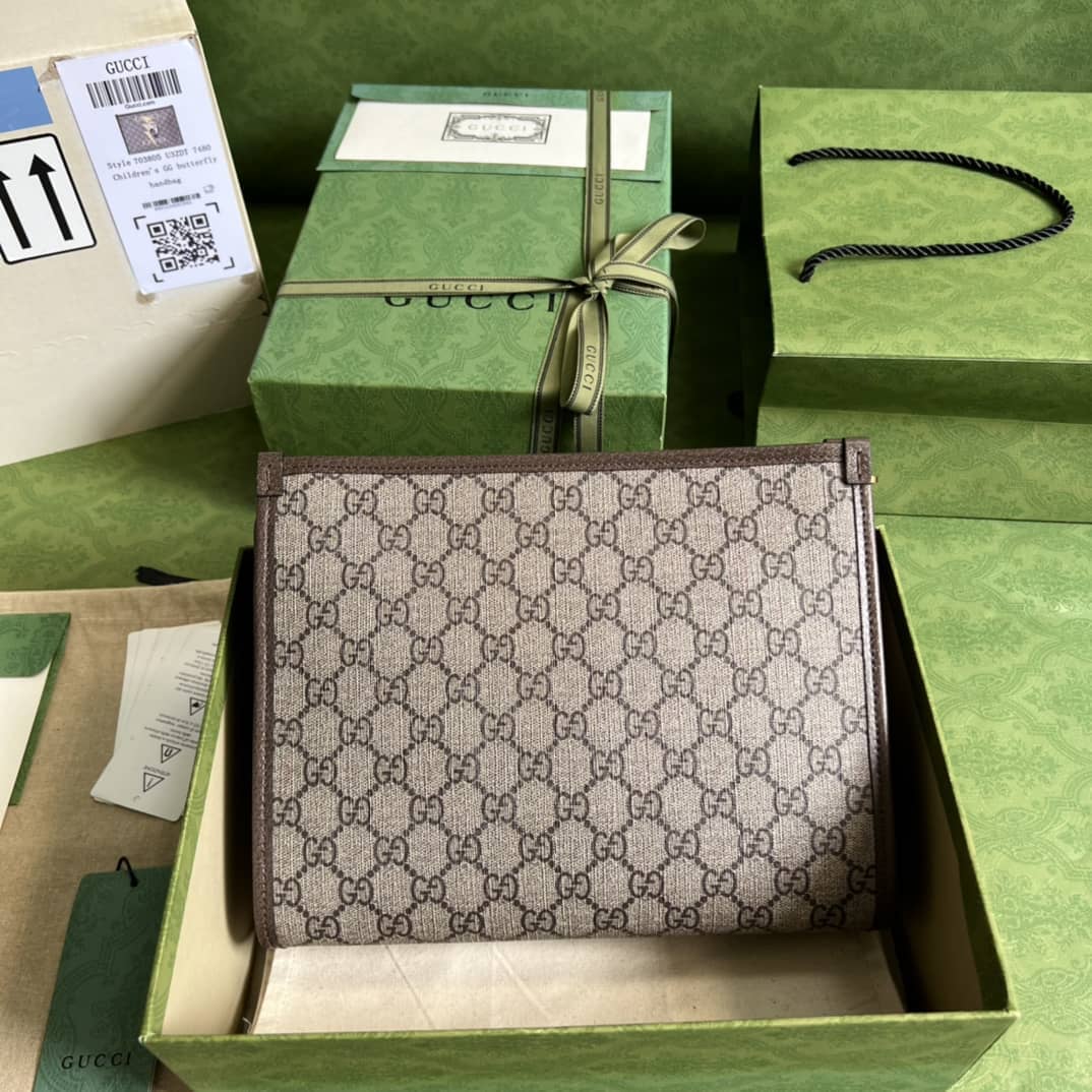 Gucci Bananya Print Pouch 703805 Replica Clutch - DEEPREPS