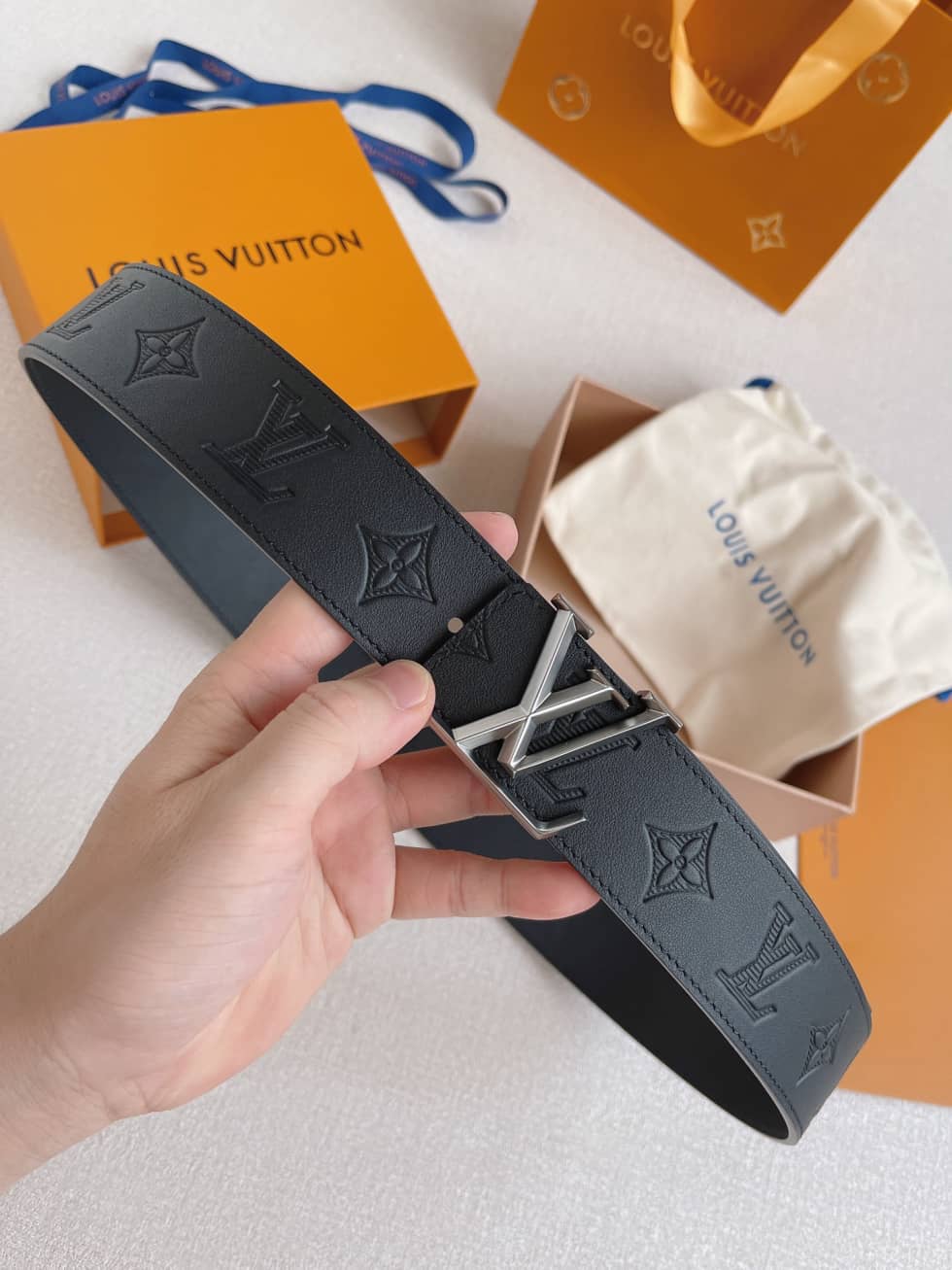 Knockoff Louis Vuitton Logo Belt 40mm - DEEPREPS