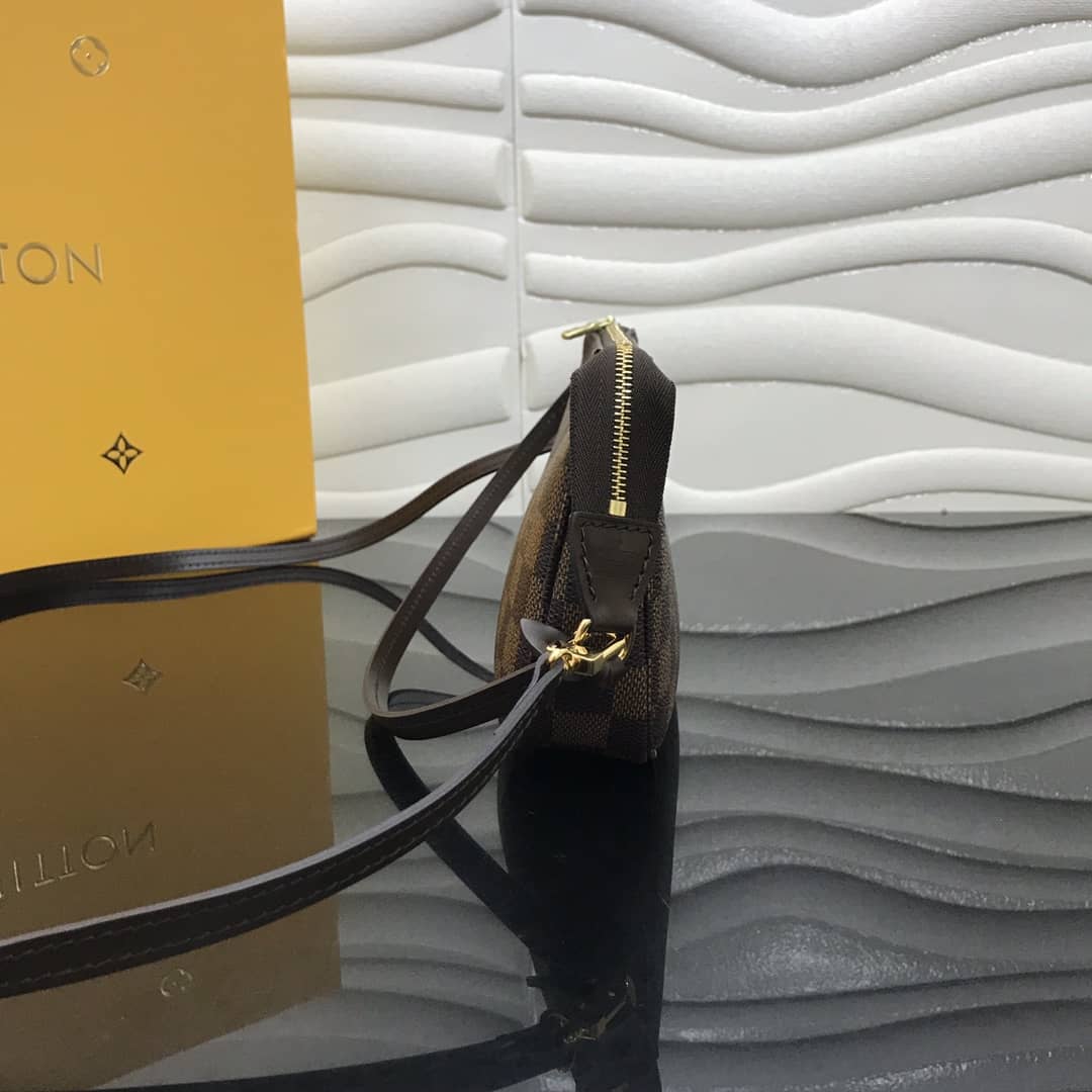 Louis Vuitton Replica Pochette Accessoires Canvas Brown M40712 - DEEPREPS