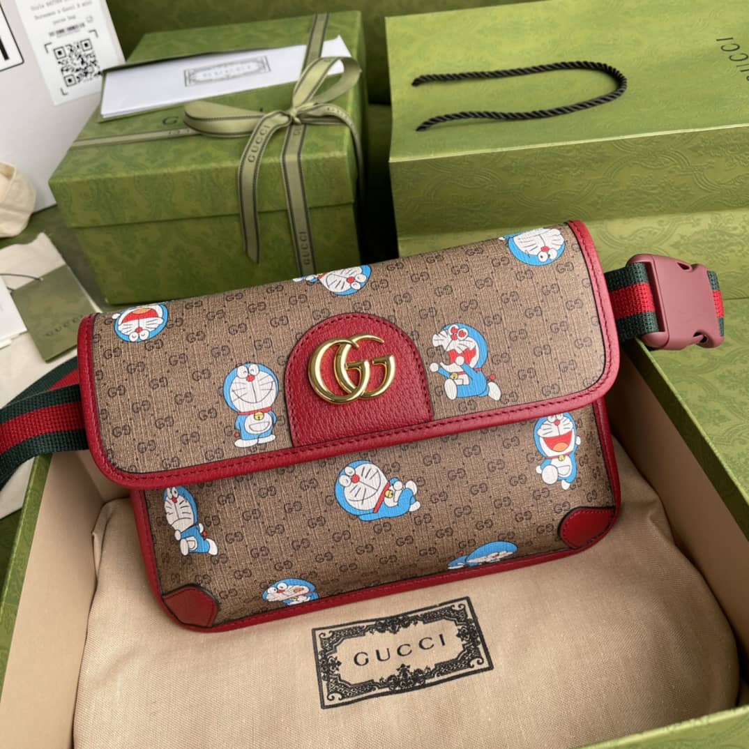 Gucci Doraemon x Gucci Small Belt Bag Replica 647817 - DEEPREPS