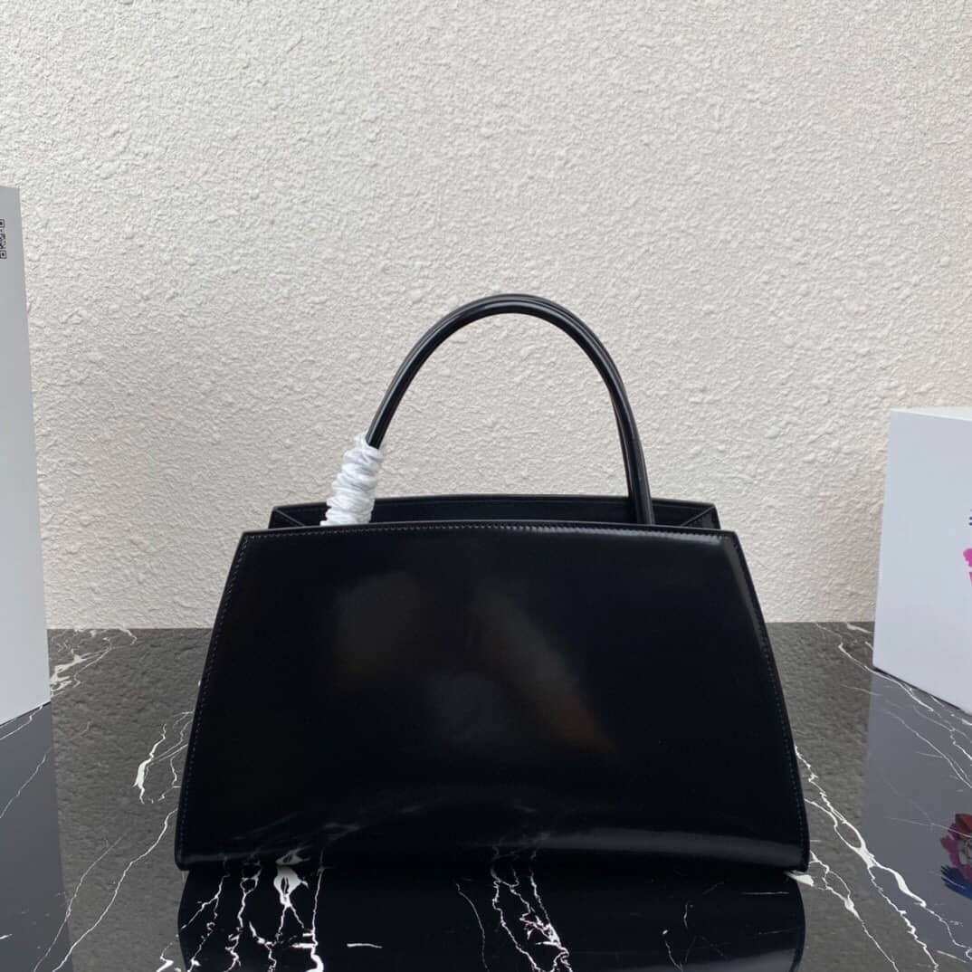 Prada Raffia Tote Dupe Small Brushed Leather Replica Tote - DEEPREPS