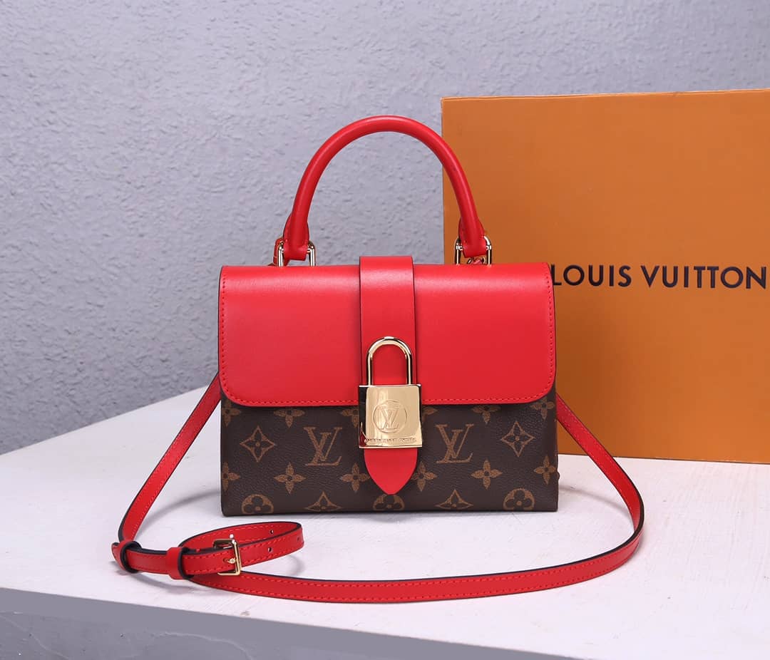 Louis Vuitton Locky BB 2way Replica Shoulder Bag Red M44141 - DEEPREPS