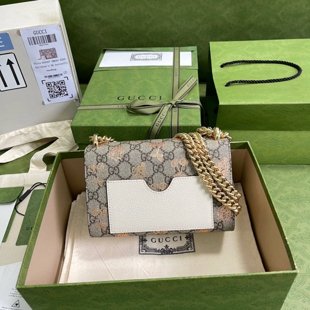 Gucci Crossbody Dupe Padlock Small GG Chain 409487 - DEEPREPS