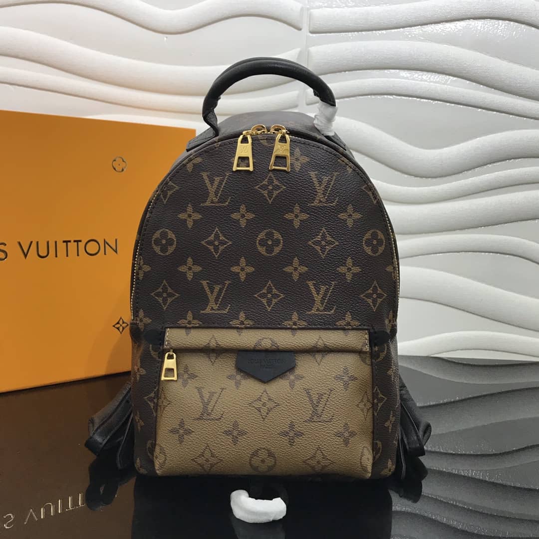 Louis Vuitton Palm Springs PM Monogram Reverse Replica Backpack M44870 - DEEPREPS